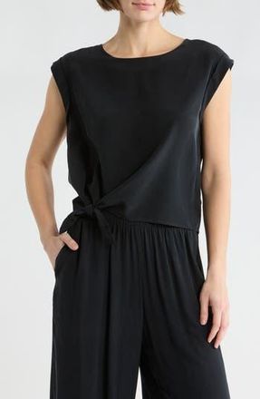 Splendid Alessandra Silk Top in Black at Nordstrom Rack, Size X-Small