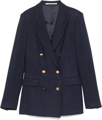 Tagliatore Parigi Jacket - Dames - Blazers - Blauw - M - Leer - Jassen