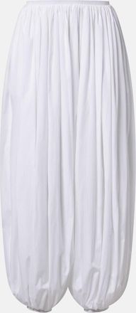 Alaia Ala&iuml;a Pantalones globo de popel&iacute;n de algod&oacute;n a rayas