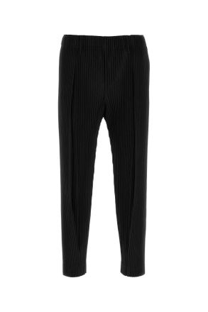 Homme Plissé Issey Miyake Black Polyester Pant