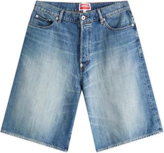 Kenzo Straight Short In Japanese Denim, Waist Size 31