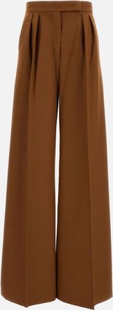 Max Mara Brown Borneo 1234 Wide Leg Trousers