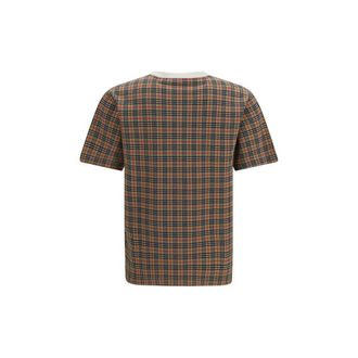Burberry Check T-Shirt - Gray