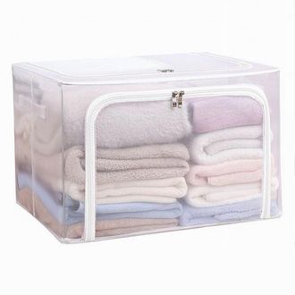 Trade Shop Trade Shop - Box Scatola Salvaspazio Portatutto Vestiti Armadio Organizer 50x40x28 Cm 59981