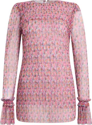 Philosophy di Lorenzo Serafini Kleedjes, Dames, Veelkleurig, M, Polyester, Korte Jurk met Bloemenprint