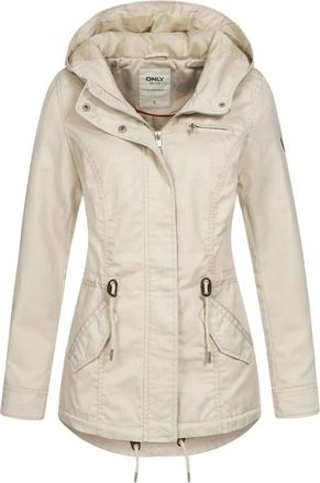 Only Only, Dames, Mantels, Beige, Maat: XS Poliester