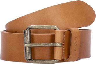 Carhartt Work in Progress Script Leren Riem - Heren - Riemen - Bruin - L - Leer - Accessoires