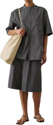 SOEUR Henna Shorts In Noir/cardamom