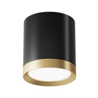 Maytoni Aro T&eacute;cnico Maytoni C086cm-gx53-mrd-bg De Montaje En Superficie, Color Negro Y Dorado, H-9,6cm