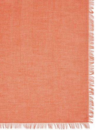 Max Mara Cotton Jacquard Shawl - Orange