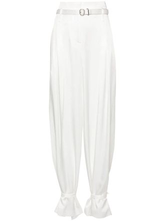 Jil Sander Straight plooibroek - Wit