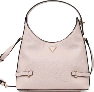 Guess Co mini Rosalba triangle-logo satchel - women - Polyurethane - One Size - Pink