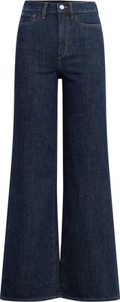 Joe's Womens Mia High Rise Wide Leg Jeans In Dark Wash Blue
