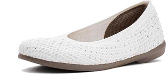 Life Stride Kallie Slip On Womens Flat Shoes White : 8.5 W (C), Polyester