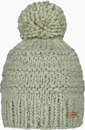 Barts Womens Barts Womens Jasmin Classic Hand Knit Knitted Bobble Hat - Cream - Size: ONE size