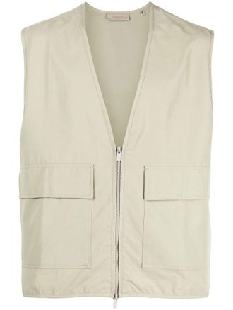 Fear of God Bodywarmer met V-hals - Groen