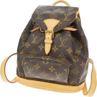 Louis Vuitton Montsouris Nnm Monogram Canvas Brown Canvas Backpack Bag (Pre-Owned)