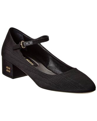 Miu Miu Moire Canvas Pump