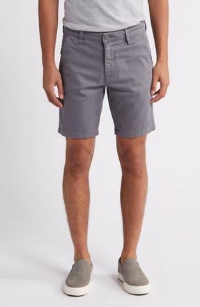 34 Heritage Arizona Flat Front Stretch Cotton Blend Shorts in Stormy Coolmax at Nordstrom Rack, Size 30