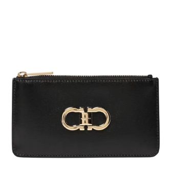 Ferragamo Gancini Leather Card Holder