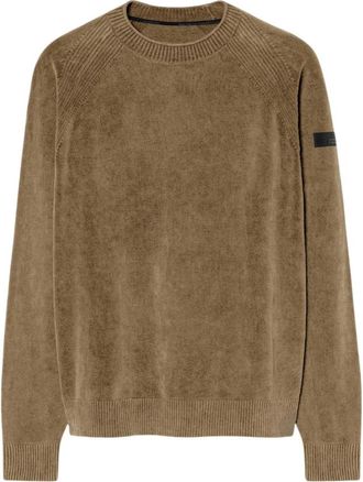 Roberto Ricci Design Trui met ronde hals - Heren - Ronde hals truien - Groen - XL - Truien & Vesten