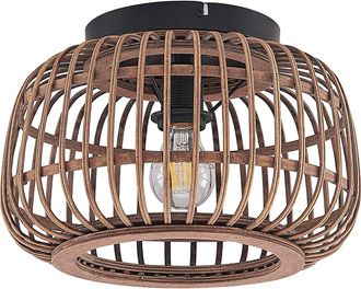 Lindby L&aacute;mpara De Techo bominio En Marr&oacute;n Madera - Lindby