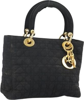 Dior Pre-owned Handbags, female, Black, Size: ONE SIZE Pre-owned Vintage Hand Bag
