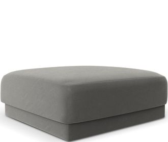 BLOOMINGLOFT Design Sitzpouf Miley 90 x 90 cm - Samtbezug