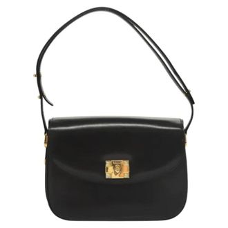 Bally Tweedehands leren handtassen - Dames - Vintage Handtas - Zwart - ONE Size - Leer - Vintage