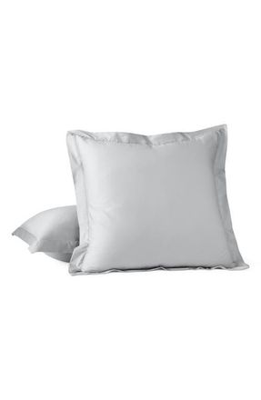 Coyuchi CLOUD SOFT ORG SATEEN SHAM in Seal at Nordstrom, Size Euro