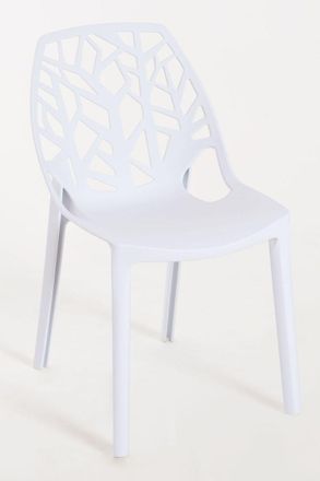 Regalos Miguel Regalos Miguel - Sillas Jard&iacute;n - Silla Hissar Polipropileno - Blanco