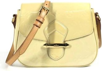 Louis Vuitton Pre-owned Cross Body Bags, female, Yellow, Size: ONE SIZE Pre-owned Vintage Canvas Cross Body Bag