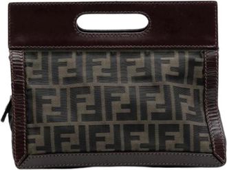 Fendi Pre-owned Handbags, female, Brown, Size: ONE SIZE Pre-owned Vintage Handbag