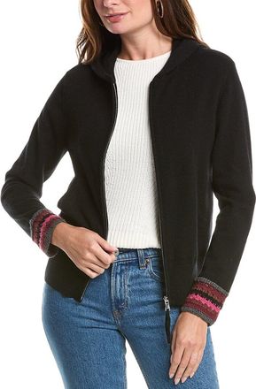 Johnny Was The Crochet Cuff Cashmere Hoodie