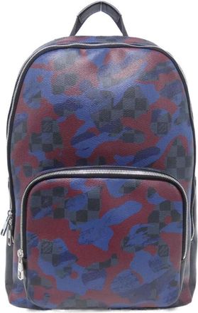 Louis Vuitton Bordeaux Coated Canvas Backpack (Pre-Owned)