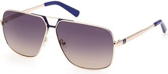 Guess GU00070 32W Mens Sunglasses Gold Size 61