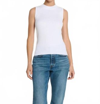 Nation Ltd Joan Ribbed Tank Top In White