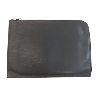 Louis Vuitton Black Epi Leather Clutch Bag Pochette (Pre-Owned)