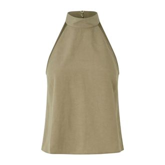 Sams&oslash;e & Sams&oslash;e Sleeveless Tops - female - Sams&oslash;e Sams&oslash;e - Sleeveless Tops - Green - S - Tops