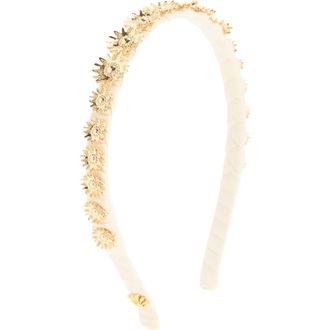 Lele Sadoughi Soleil Strand Headband in Gold at Nordstrom
