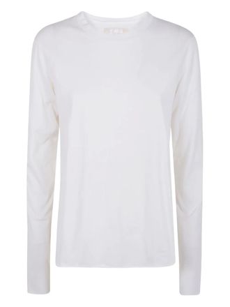 Labo Art long-sleeve cotton T-shirt - White