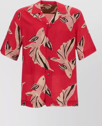 Paul Smith relaxed fit shirt bold print short sleeves