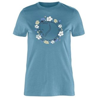 Fj&auml;llr&auml;ven Fj&auml;llblomster Fox T-Shirt T-Shirt f&uuml;r Damen | t&uuml;rkis