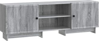 vidaXL Mueble De Tv 150 X 31 X 50 Cm Sonoma Gris Madera De Ingenier&iacute;a Vidaxl