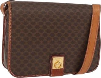 Celine Pre-owned Cross Body Bags, female, Brown, Size: ONE SIZE Pre-owned Plastic Cross Body Bag