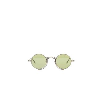 Matsuda Accessoires, Dames, Groen, ONE Size, Ronde Heritage Zonnebril