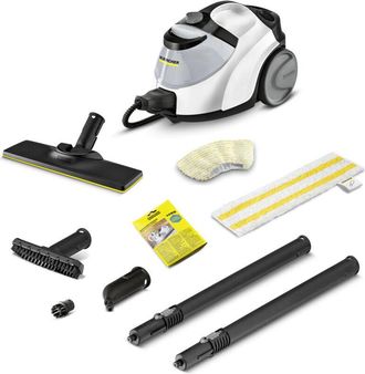 Karcher Pulitore a vapore sc 5 EasyFix Iron Plug - Resa con un serbatoio pieno (circa): circa. 150 m&sup2; - Potenza termica: 2250 w - Pressione del vapore max