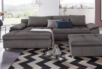 Sit&more Ecksofa »Labene L-Form« wahlweise mit Bettfunktion und Bettkasten, auch als XXL-Variante
