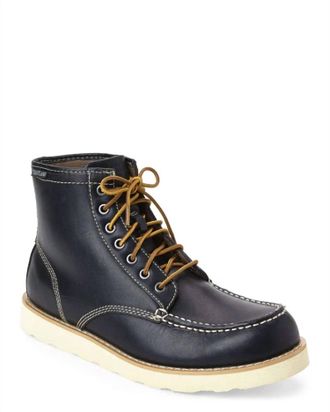 Eastland Mens Lumber Up Leather Boots In Navy