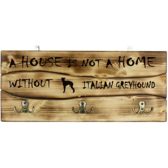 OEM Galgo Italiano - Percha Con Perro, Expositor De Medallas, Decoraci&oacute;n Del Hogar De Art-dog